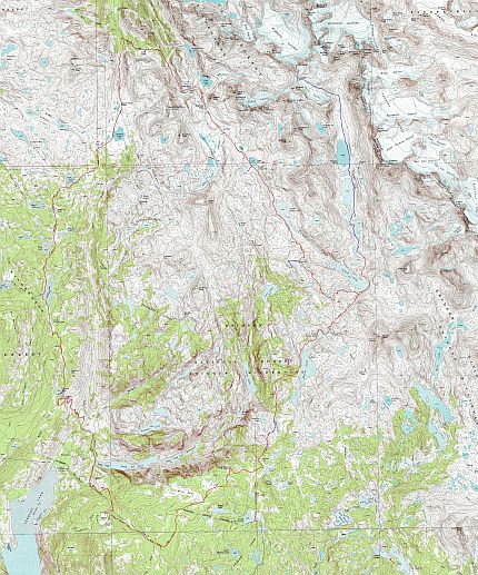 Wind River Sky Pilot Map